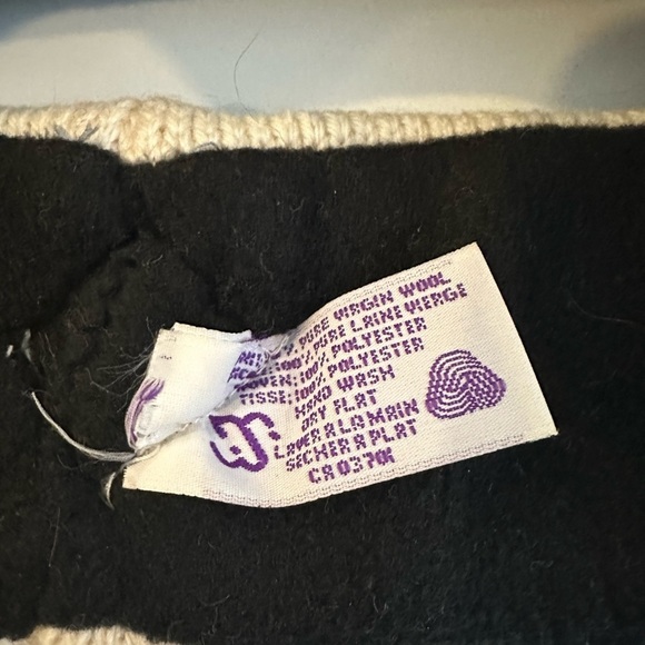 Merkley Headgear 100% wool knit headband vintage tree pattern winter unisex - Picture 3 of 6